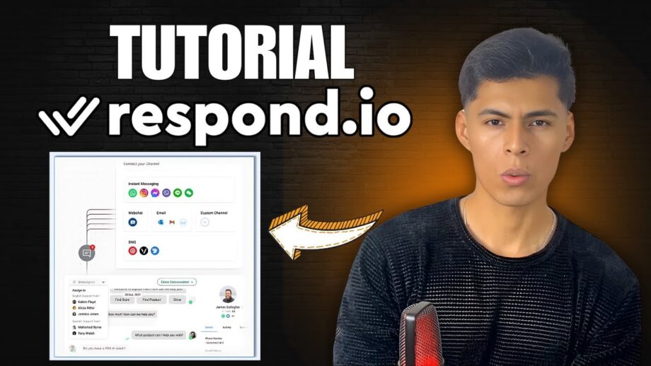 Respond.io 2025: plataforma OMNICANAL con IA para comunicación【TUTORIAL】
