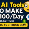 5 AI Tools to Make Money Online (2025)
