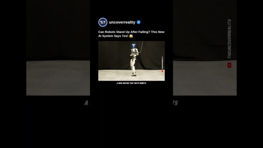 Can Robots Stand Up After Falling Like Humans? This New AI system Says Yes #ai #robot #shorts #tech